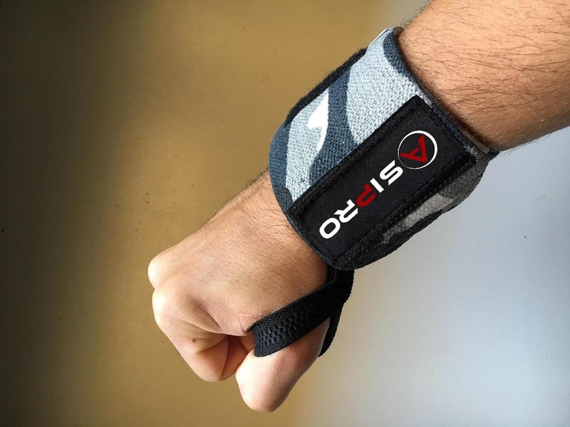 ASIPRO Wrist Wraps for Weightlifting 18" Wrist Straps for Weightlifting Weight Lifting Wrist Wraps for Men & Women, Muñequeras para Gym Wrist Support for Working Out, Gym Wrist Wraps for Powerlifting - Image 2